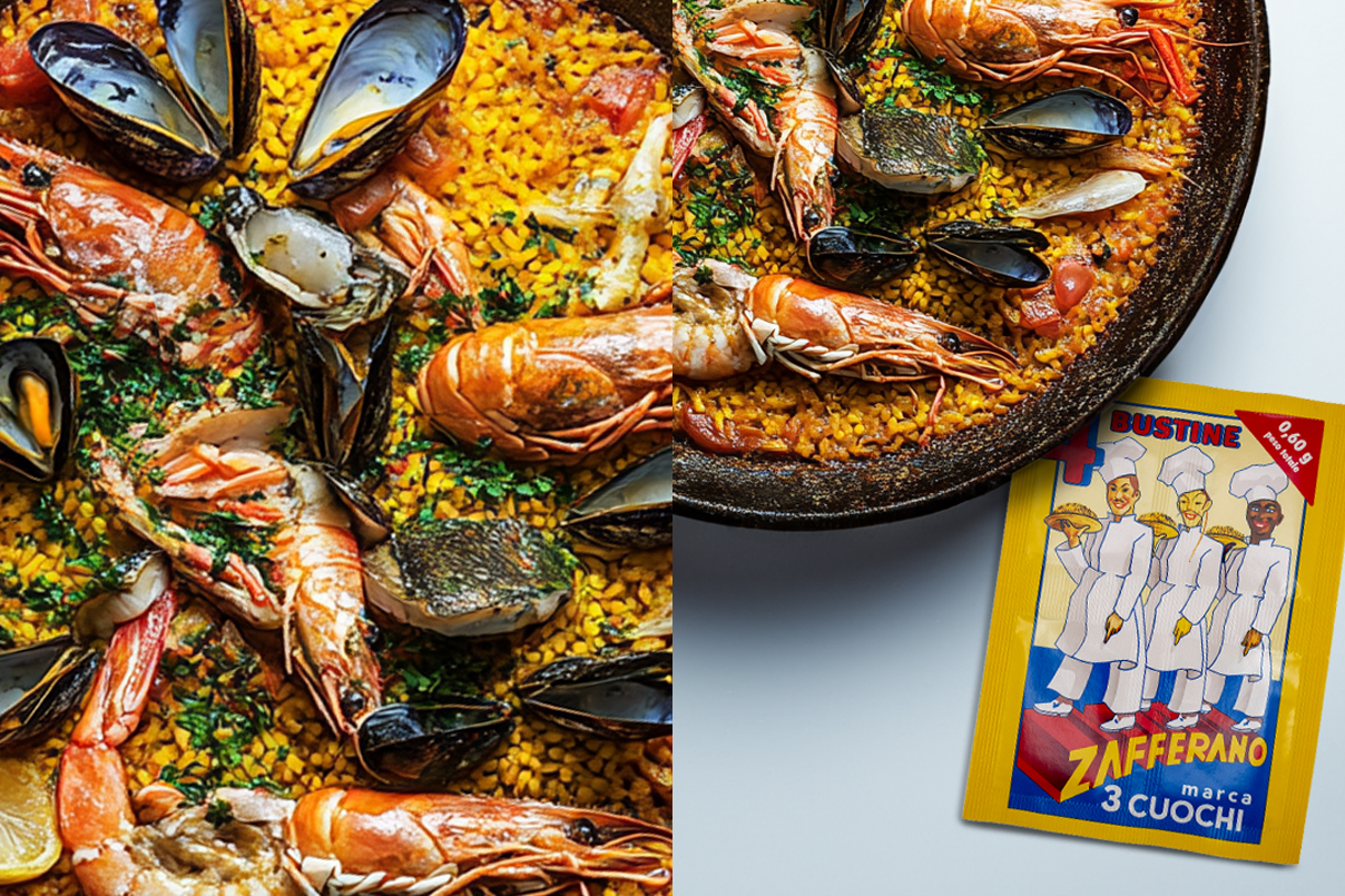 Zafferano 3Cuochi Paella ricetta